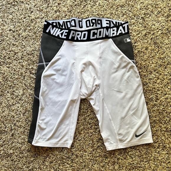 Nike MLB Shorts Nike Pro Combat Mlb Drifit Padded Mens Sliding